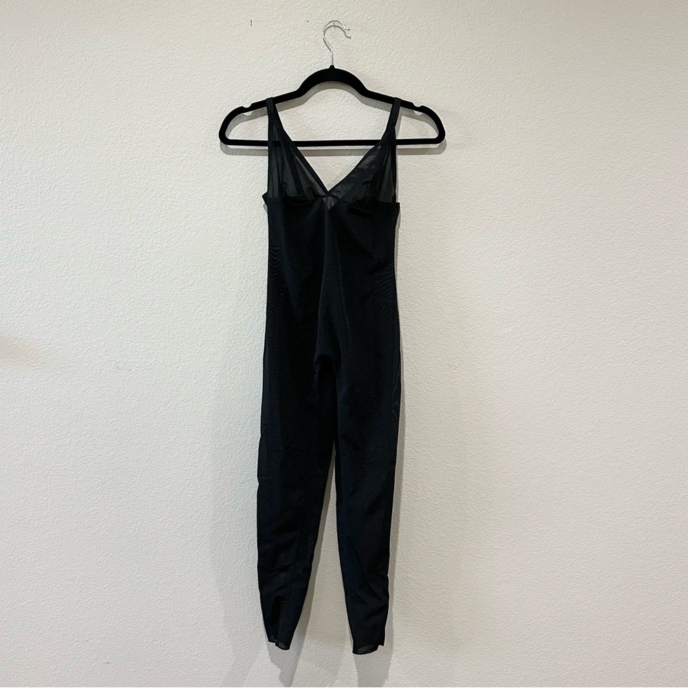 SKIMS one piece sheer jumpsuit shape wear - women’s small